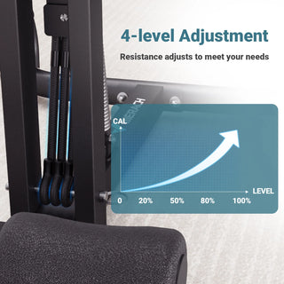 Adjustable Glutes Trainer & Deep Squat Machine - Core Leg Strengthener for Gym Workouts
