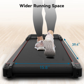 2.5HP Walking Pad, 300Lb under Desk Treadmill for Workouts, 40*16 Walking Area, 2-In-1 Portable Electric Treadmill with Remote Control & LED Display for Home Office