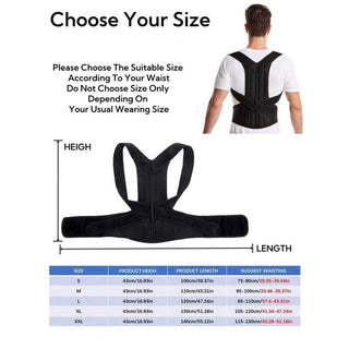 Adjustable Durable Back Aid Support, Back Straightener, Back Support Belt, Back Correction Strap, Fitness Accessories Benefits for Men & Women, Body Care Products, Hunchback Aligner, Back Support Posture, Breathable Back Straightener, Breathable Waistband