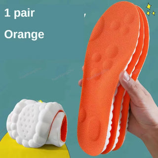 1Pair 4D Soft Plantar Fasciitis Insole Arch Support Orthopedic Inserts Shoes Insoles for Feet Sports Shock Absorption Shoe Pads