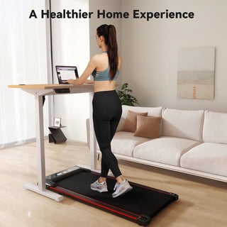 2.5HP Walking Pad, 300Lb under Desk Treadmill for Workouts, 40*16 Walking Area, 2-In-1 Portable Electric Treadmill with Remote Control & LED Display for Home Office