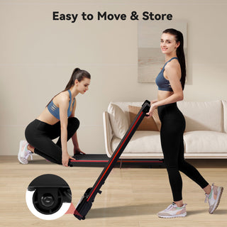 2.5HP Walking Pad, 300Lb under Desk Treadmill for Workouts, 40*16 Walking Area, 2-In-1 Portable Electric Treadmill with Remote Control & LED Display for Home Office