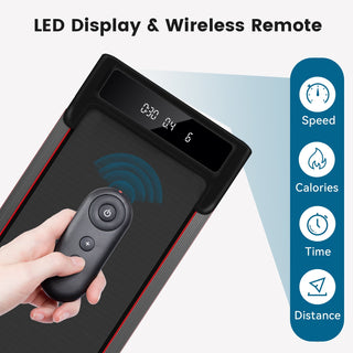 2.5HP Walking Pad, 300Lb under Desk Treadmill for Workouts, 40*16 Walking Area, 2-In-1 Portable Electric Treadmill with Remote Control & LED Display for Home Office