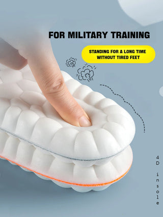 1Pair 4D Soft Plantar Fasciitis Insole Arch Support Orthopedic Inserts Shoes Insoles for Feet Sports Shock Absorption Shoe Pads