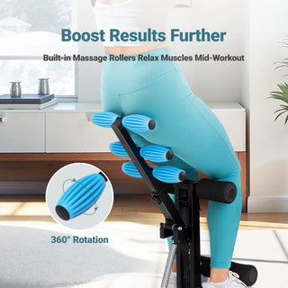 Adjustable Glutes Trainer & Deep Squat Machine - Core Leg Strengthener for Gym Workouts